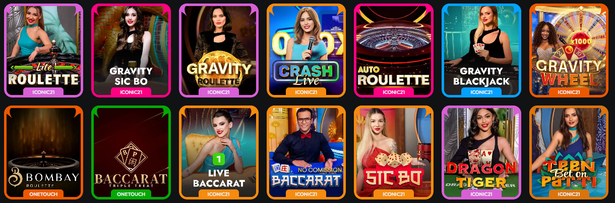 Hispin Live-Casino — 200+ Tische mit echten Dealern